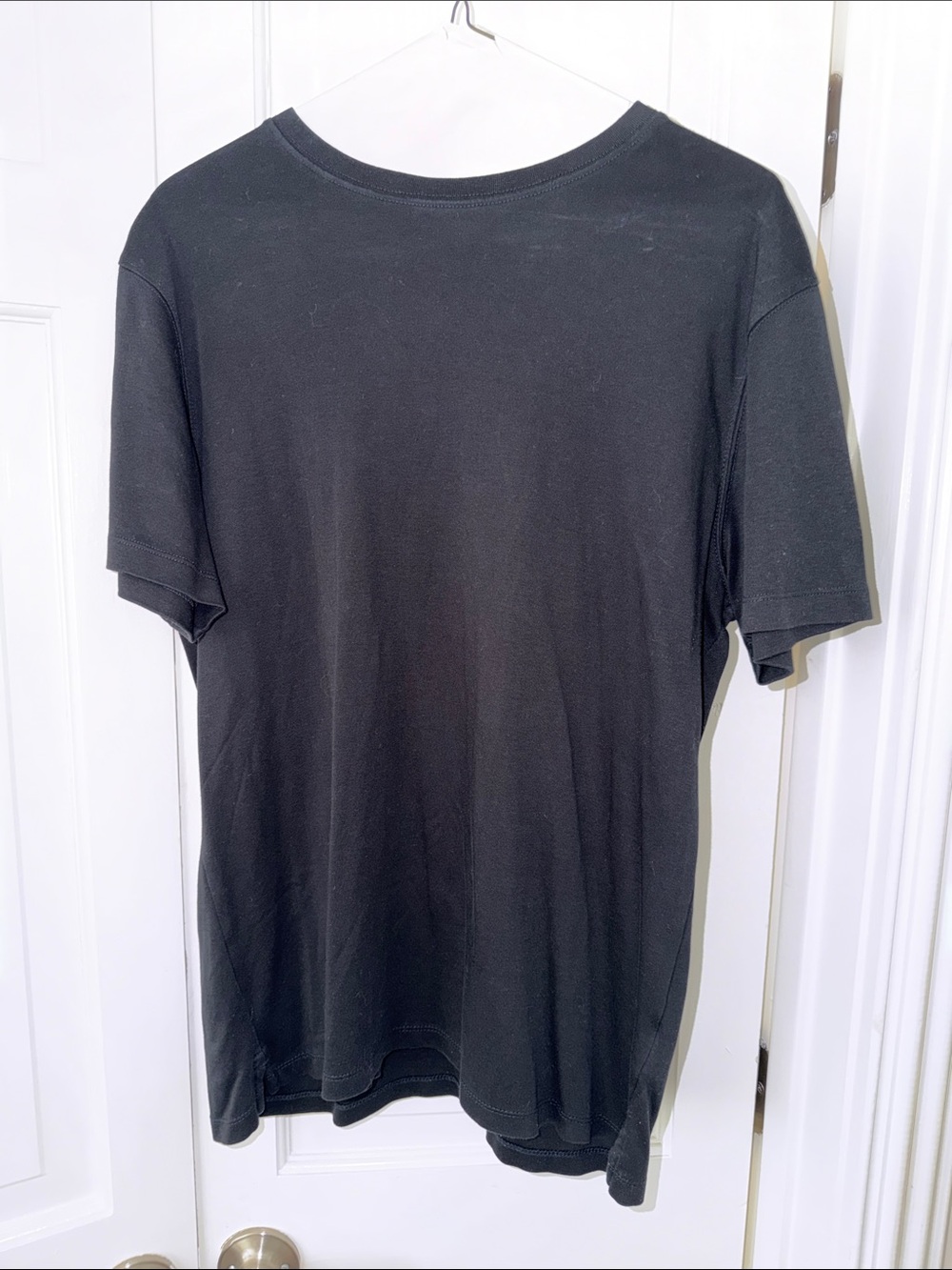 Men's Black Short Sleeve Crewneck T-Shirt